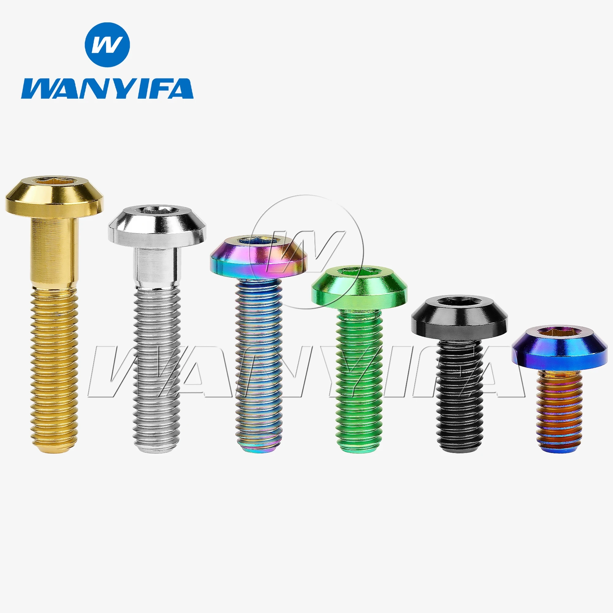 Titanium Ti Bolt M8x15 20 25 30 35 40mm Allen Key Head Screw for Bicycle Motorcycle Brake titanium bolts,hexagon socket screw,hex socket cap screw