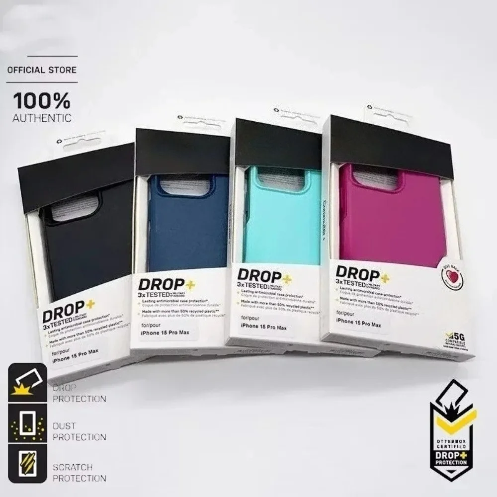 Rugged Anti-drop Armor Phone Case for IPhone 17 Pro Max 17 Air 16 E Otter Commuster Box PC+TPU Shockproof Cover