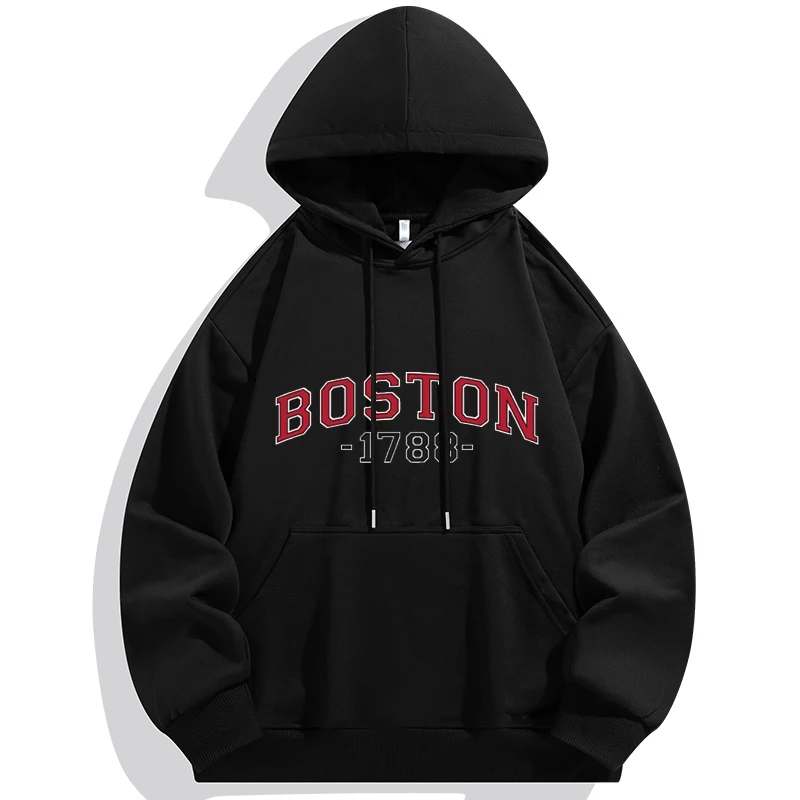 Plus Größe Männer Hoodies Sweatshirt Herbst Winter Langarm Pullover 5XL 6XL 7XL 90-180 kg Baumwolle Sport Tops große Größe Männer Kleidung – Detail 10