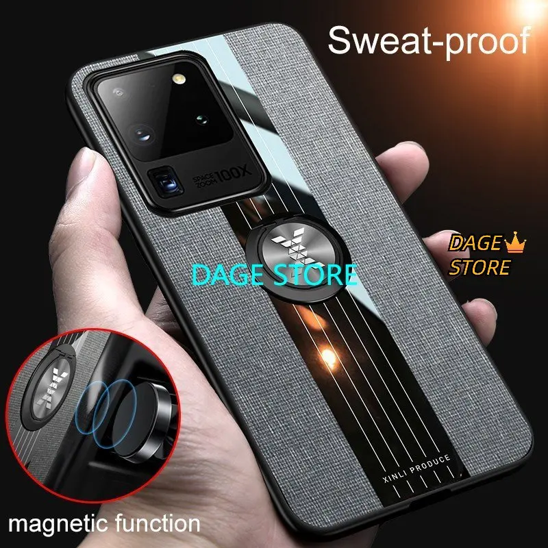 Per Samsung Note 20 Custodia Ultra / Note 20 5G Custodia Rigida Antiurto Con Anello Per Dito