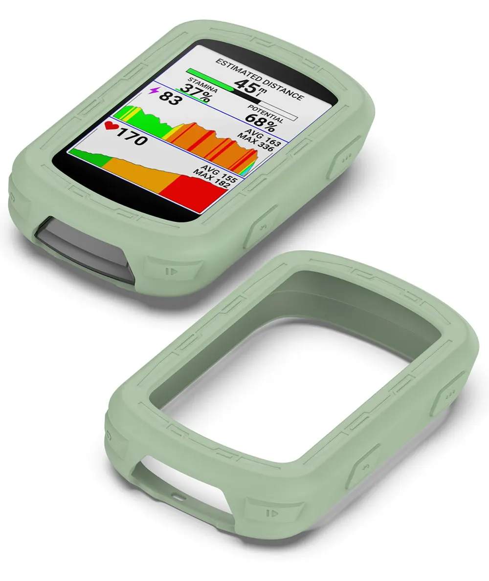 2-in-1-Schutzhülle für Garmin Edge 840 + Schutzfolie aus Glas, Fahrrad-Silikonhülle für Garmin Edge 540 – Detail 13