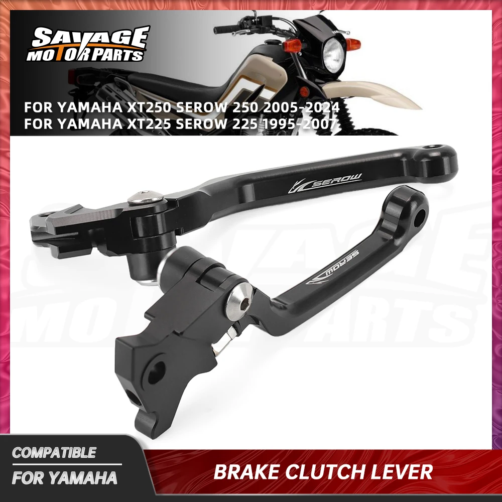 

XT250 Serow 2024 Pivot Clutch Brake Lever For Yamaha XT225 Serow 1995-2007 Motorcycle Dirt Pit Bike Control Handles XT250 05-23