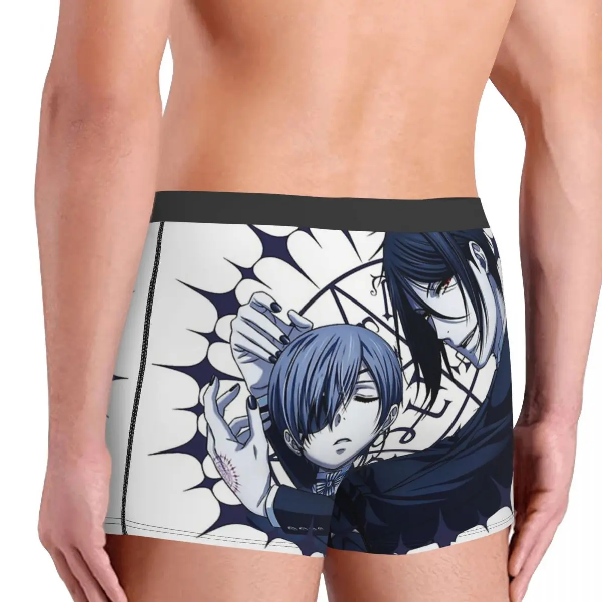 Sebastian And Ciel Pentagram Black Butler Demon Servant Anime Underpants  Panties Men's Underwear Ventilate Shorts Boxer Briefs - AliExpress