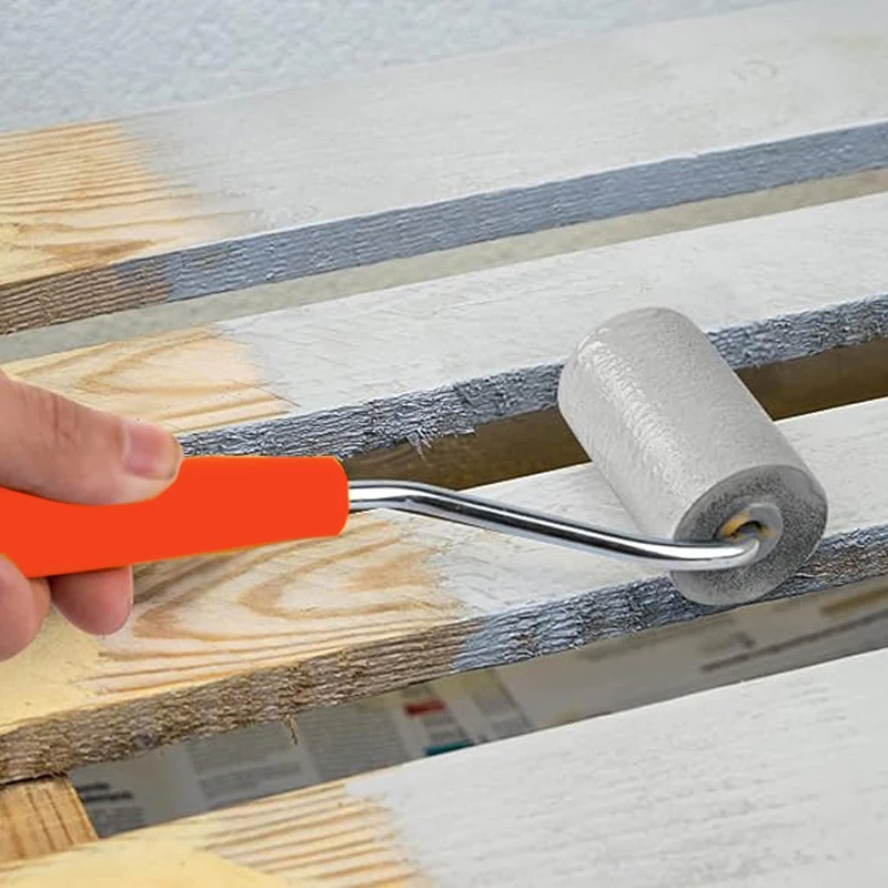 2 Inch Small Paint Roller Kit High-Density Foam Paint Roller Paint Tray Liner For Wall Painting Tools