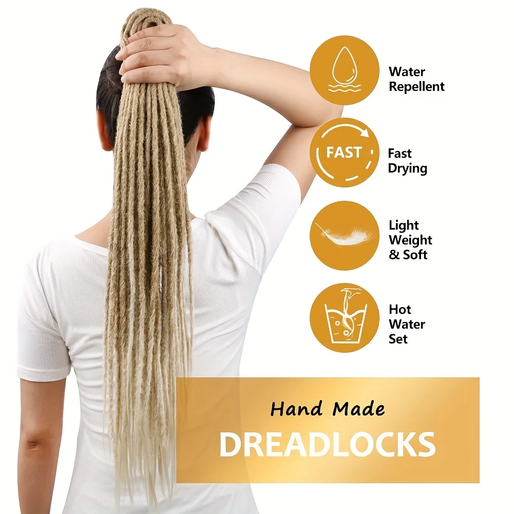 Double Ended Dreadlock Extensions 24 Inch