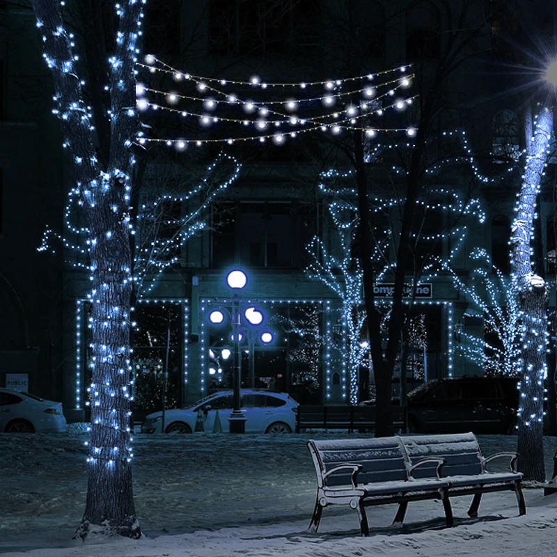 Solar String Lights Outdoor LED Waterproof Solar Power Christmas Garland Lights For Xmas Tree Wedding Party Decor decorative lights led string lights led fairy lights string lights
