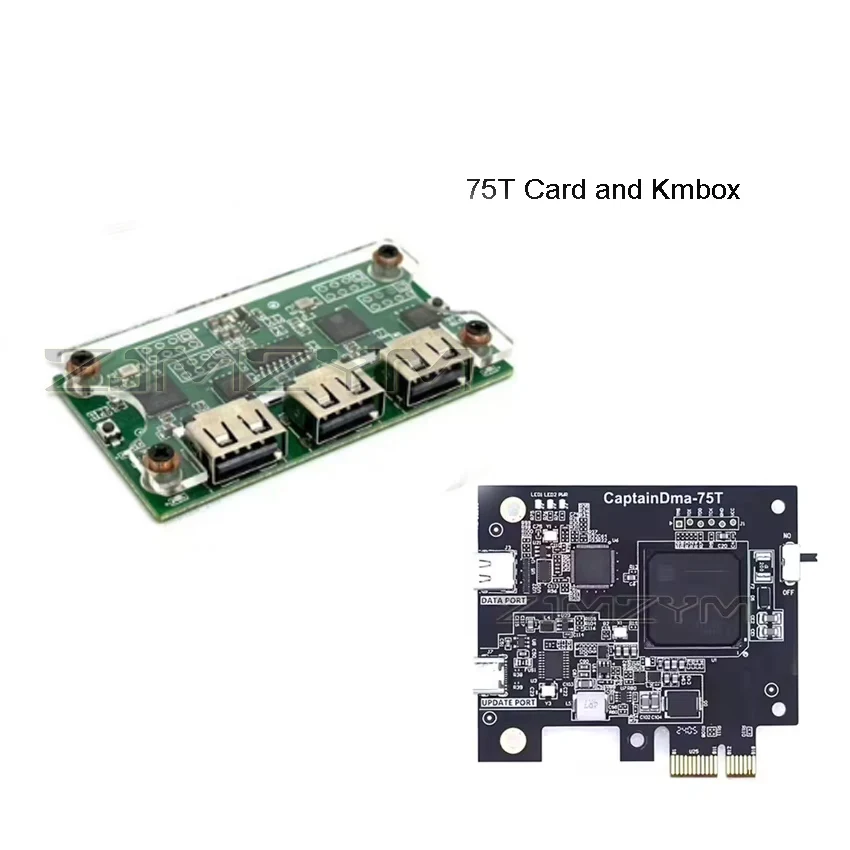 DMAボード75T DP出力フューザー　KMbox DMA Bundle | 75t DMA Card + 6th Gen HDMI Fuser + Kmbox Net