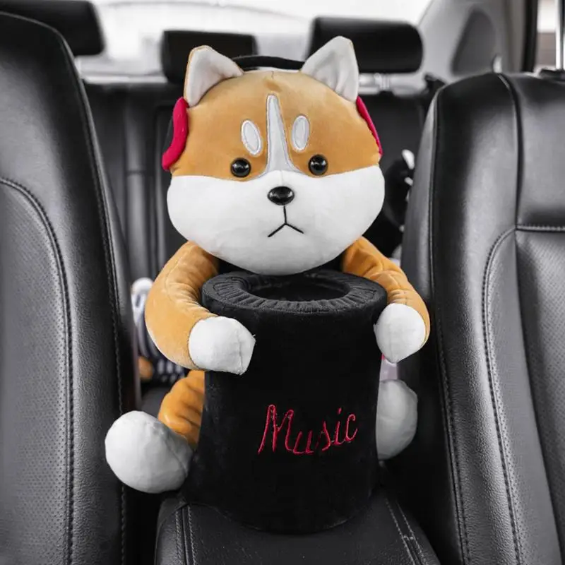 

Car Organizer Trash Can Garbage Bin & Tissue Holder Animal Trash Bin Cute Creative Tissue Boxes For All Vehicles, SUVs, Cars