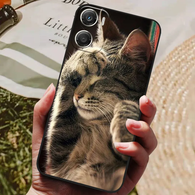 Shockproof Black Silicone Soft Phone Case - Durable Back Cover Shell