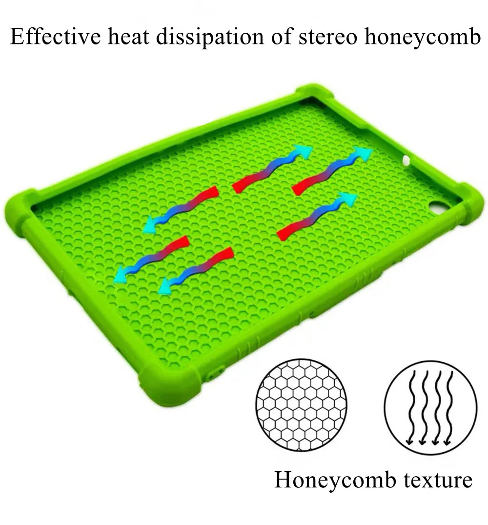 Estojo macio para tablet de silicone, capa