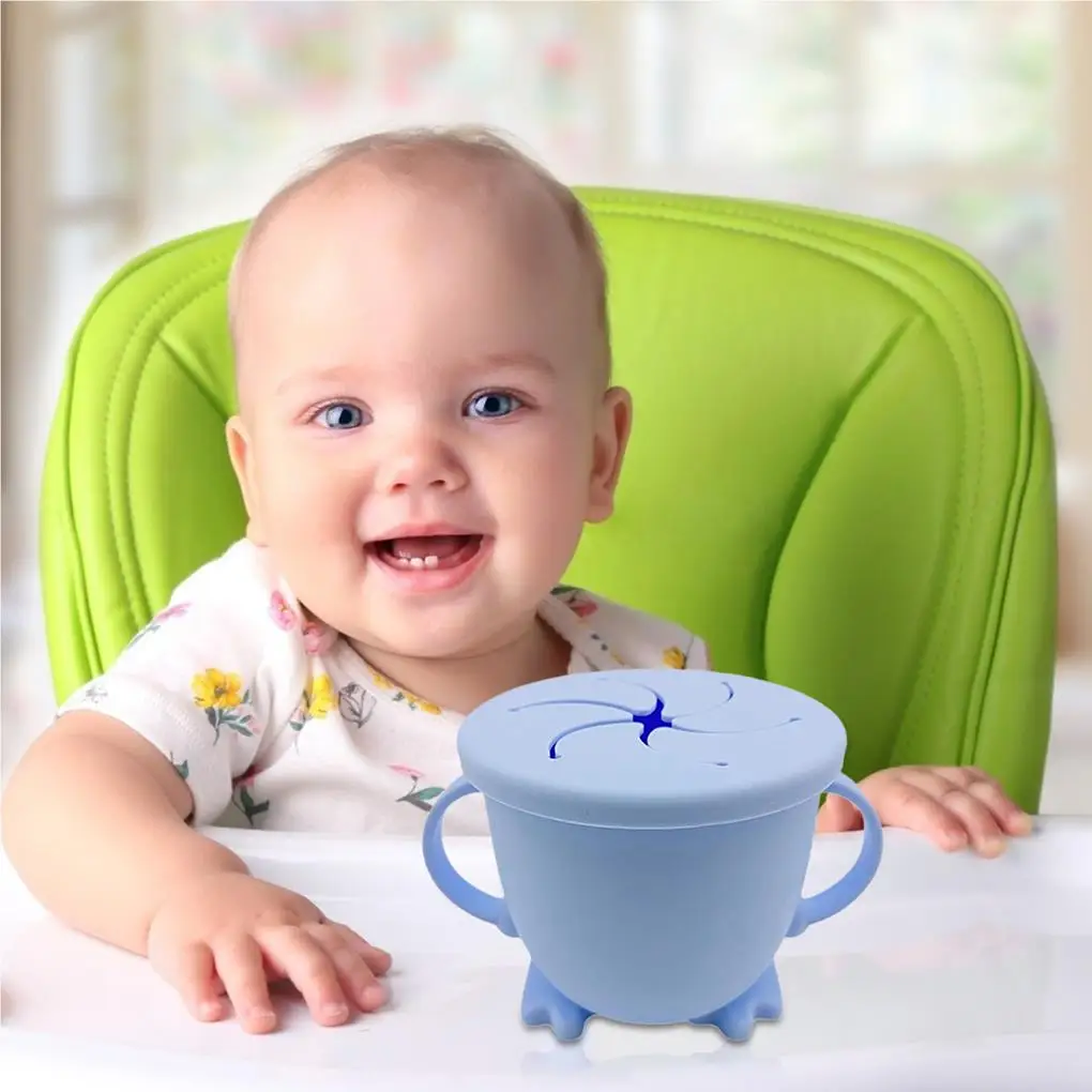 

Baby Feeding Snack Box Candy Storage Cup Shockproof Children Food Container Cookies Dessert Bottle Room Outdoor Cup