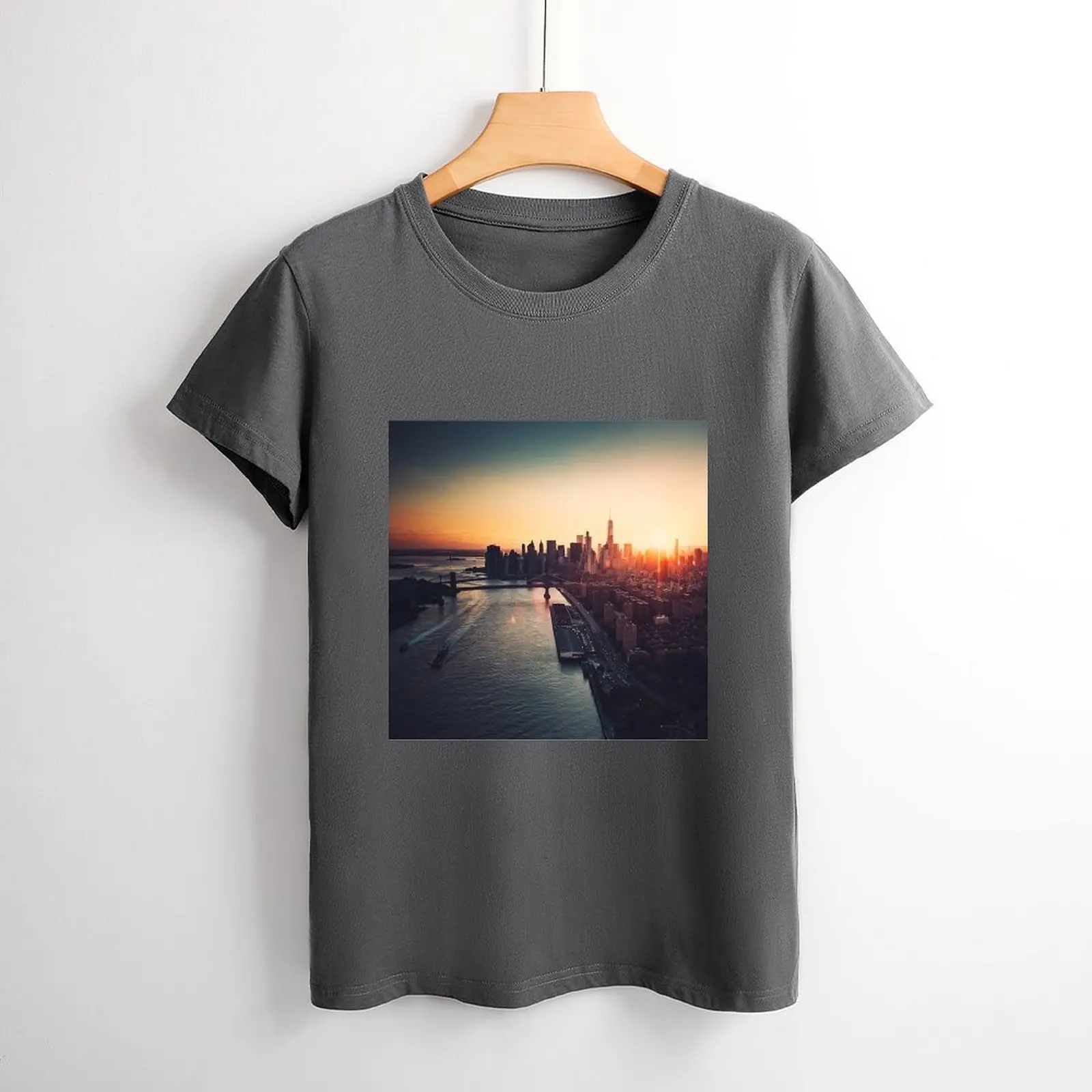 

Женская футболка GirlHotNew York City Skyline, летняя женская футболка с коротким рукавом и принтом животных