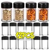 12-1PCS Transparent Seasoning Jars Portable Spice Condiment Storage Bottles Season Powder Containers Box For Kitchen BBQ Cooking 1