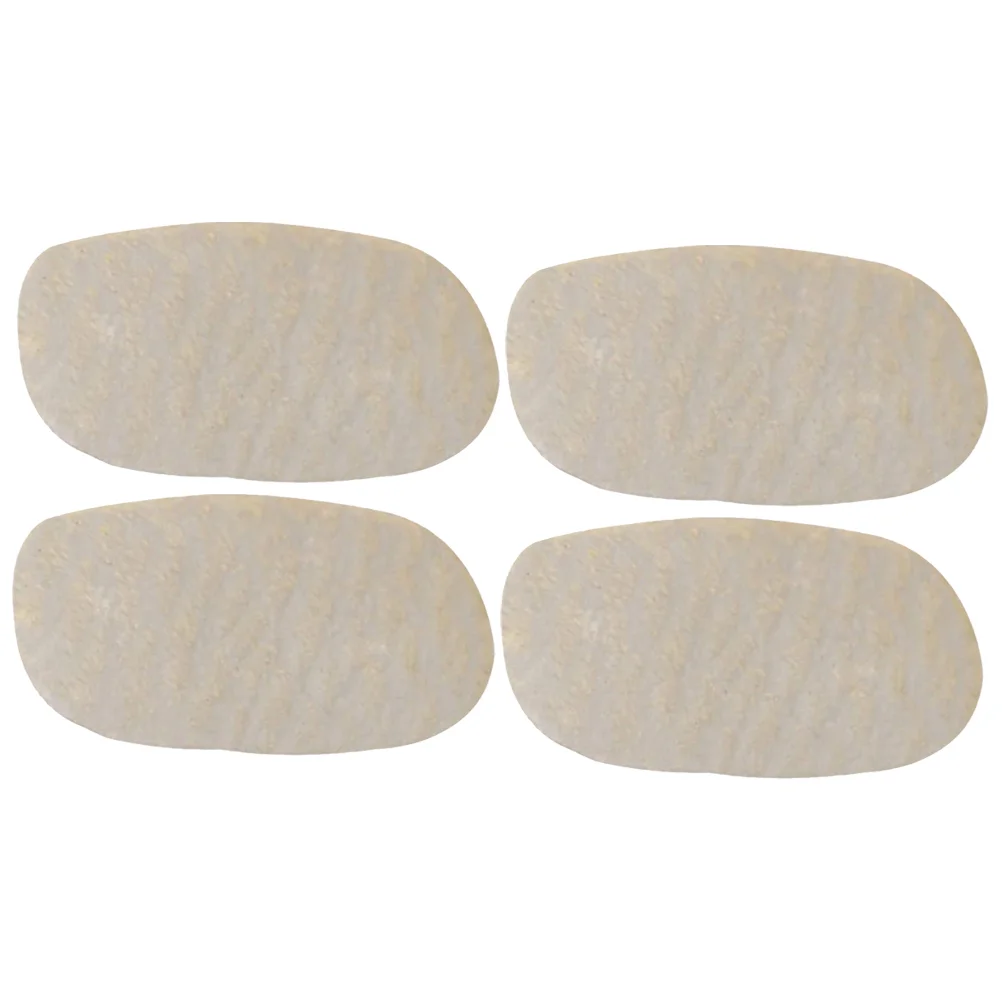 

4 Pcs Bridge Protection Pad Violin Supply Part Professional Accessories String Instrument Parts