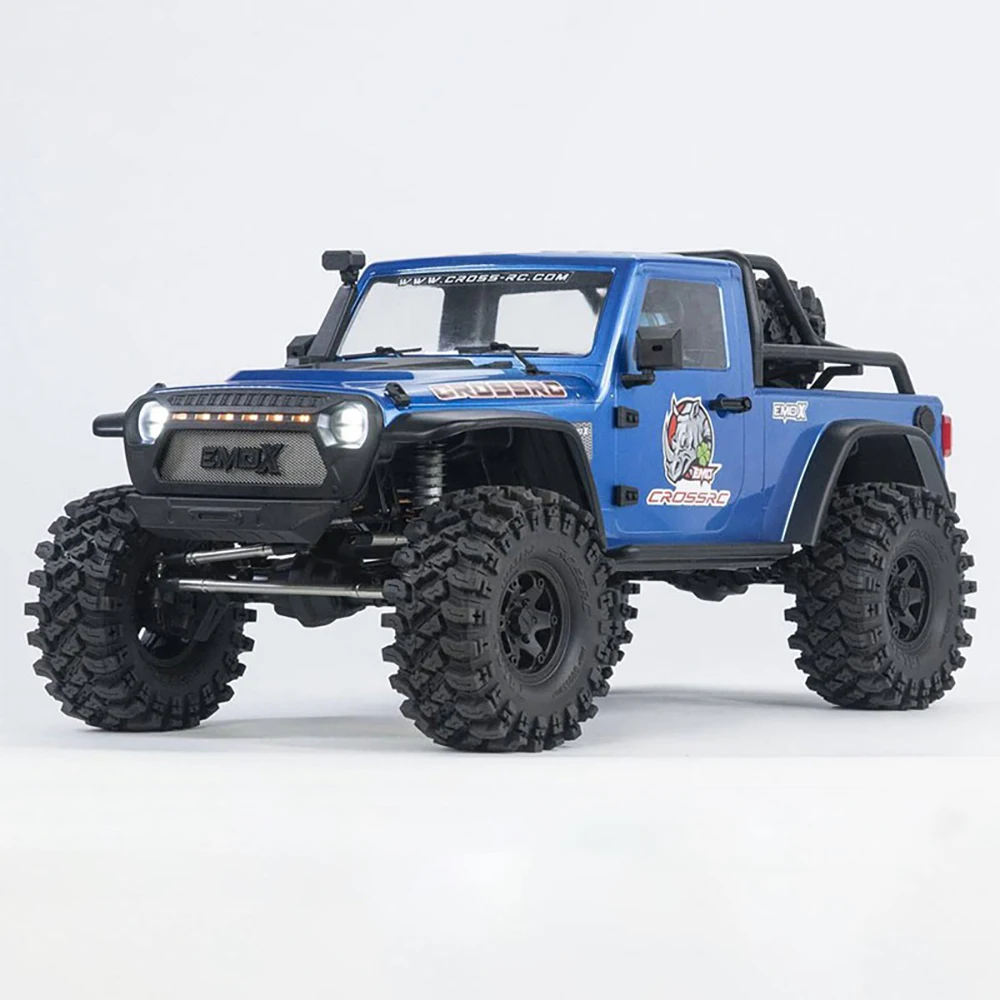 

CROSSRC 4X4 RC Crawler Car 1/8 EMOX Remote Control Off-road Vehicles Models KIT With 2-speeds Light System TH22532