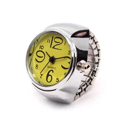 Vintage Punk Finger Watch Mini Elastic Strap Alloy Watches