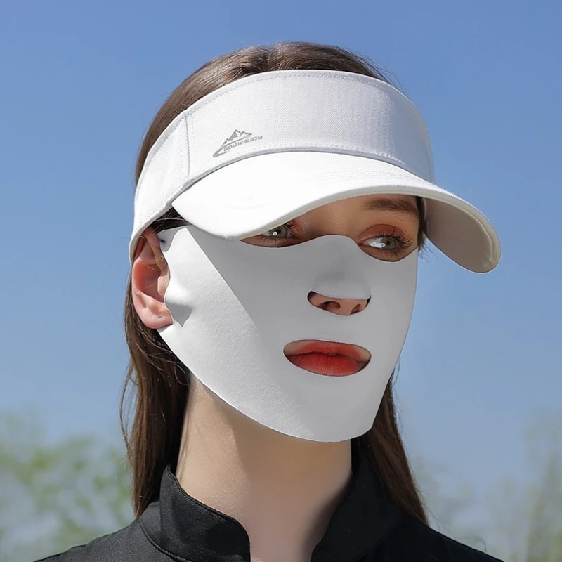 PGM Golf Sunscreen Mask with Double Layer Ice Silk Moisturizing and UV Protection UPF50+Water Washable Face Mask KOZ010 outdoor sunscreen scarf