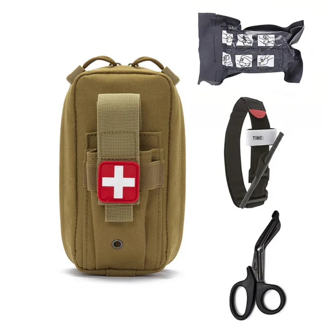 Molle medical EDC bag, EMT emergency bandage, tourniquet, scissors emergency kit, life saving bag bag 6