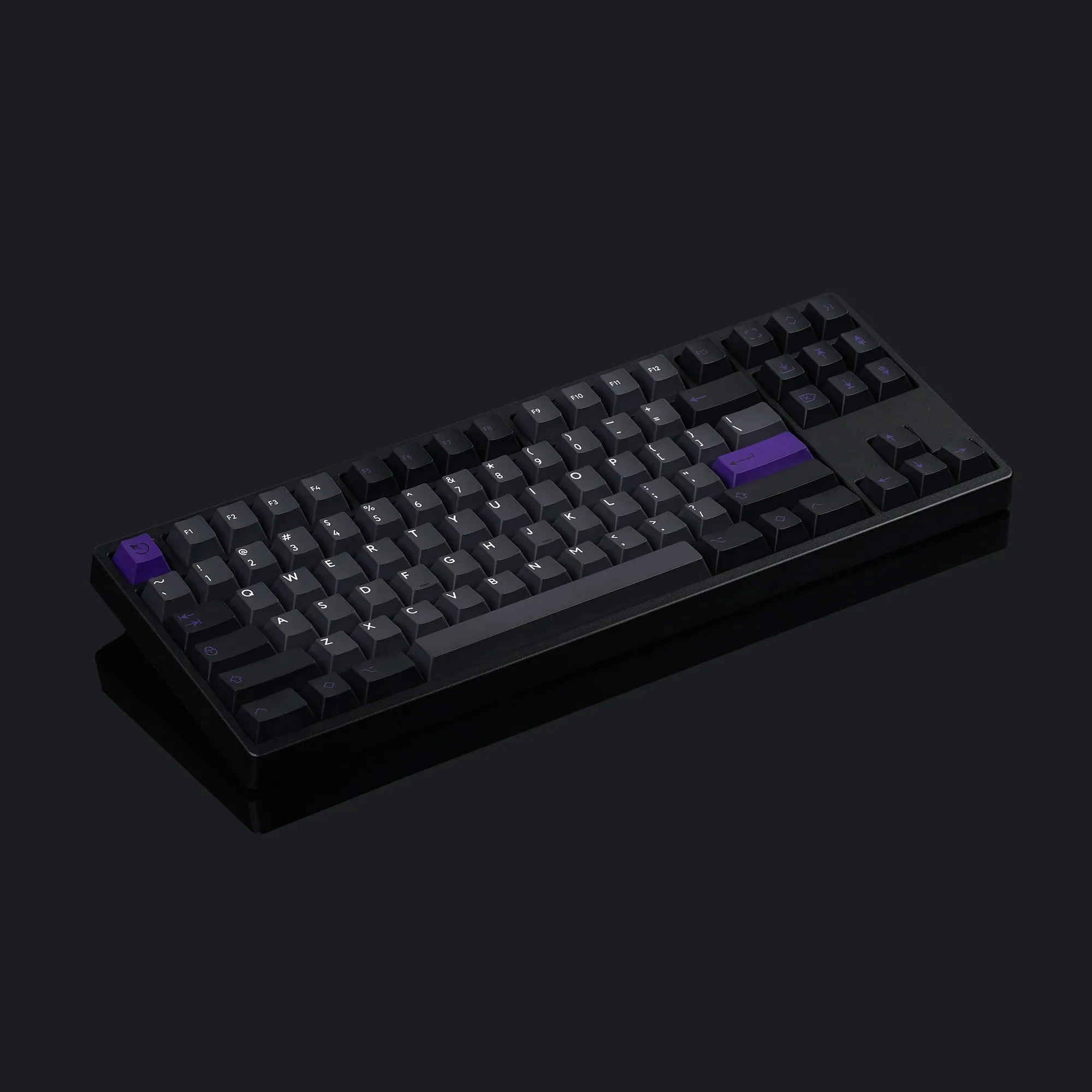 PBTfans Purpolch R2 키캡, PBT 소재, 더블샷 MX 스타일, 기본 키트