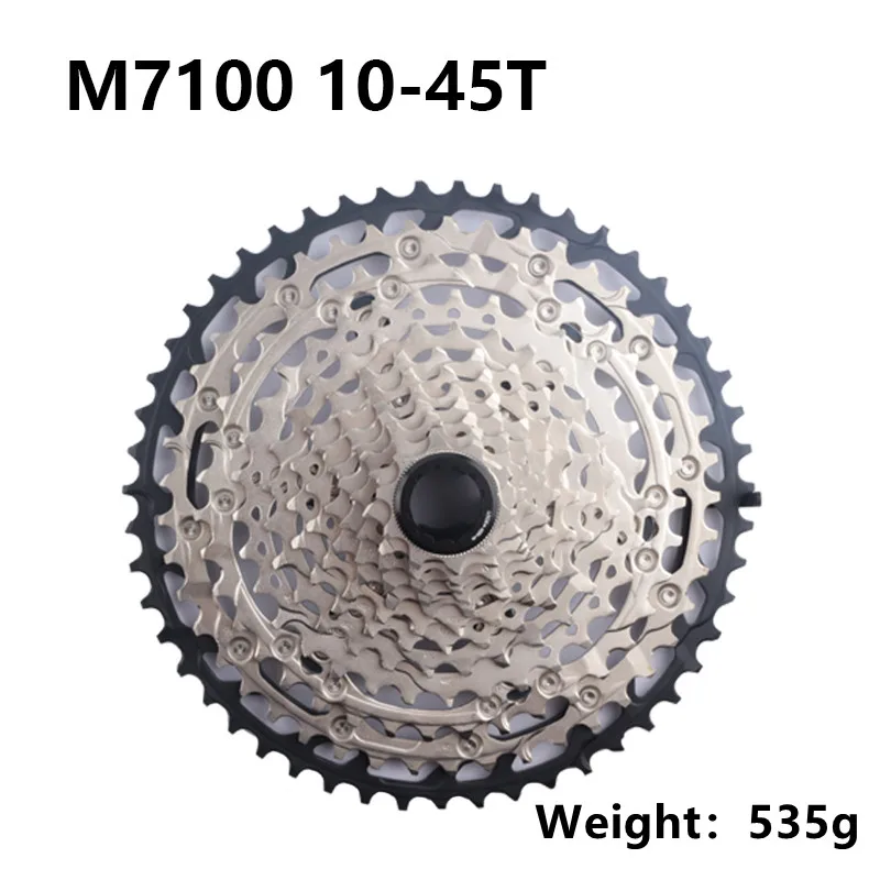 Bicycle Cassette Bicycle Parts Shimano SLX CS-M7100 Cassette 12s For Mountain Bike Riding Parts Original 12 Speed 10-51T 10-45T
