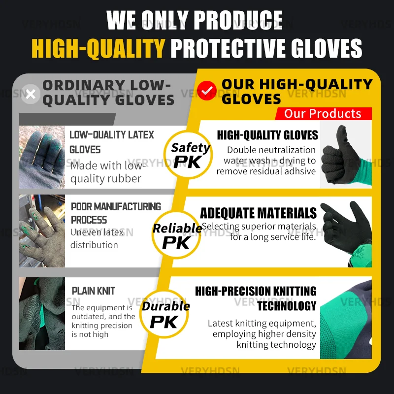 work gloves 2pairs high dexterity safety work gloves durable breathable polyurethane coated knit wrist cuff for men women