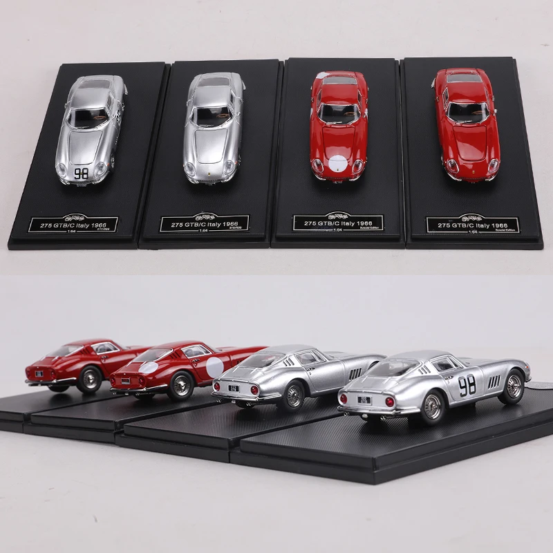 GFCC 1:64 1966 275GTB/C 다이캐스트 합금 시뮬레이션 자동차 모형 수집용 장식품