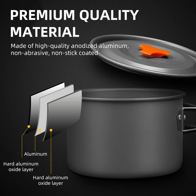 Camping Cooking Set Camping Cookware Set - Image 6