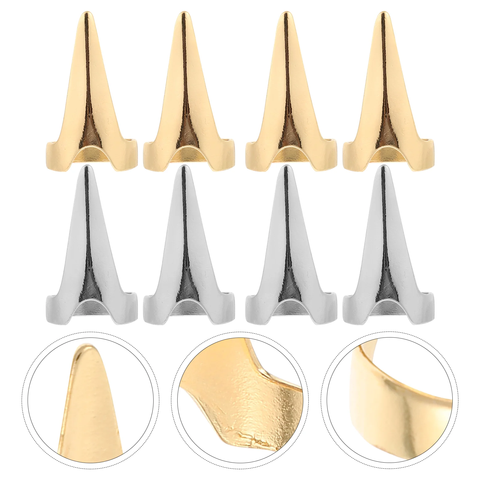 

10Pcs Hair Sectioning Rings Hair Parting and Selecting Tools Metal Nail Fingers Hair Parting Nail Fingers