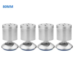 4PC Stainless Steel Furniture Legs Cabinet Bed Table Desk Lounge Sofa Stand Feet High Quality Material Durable And Practical