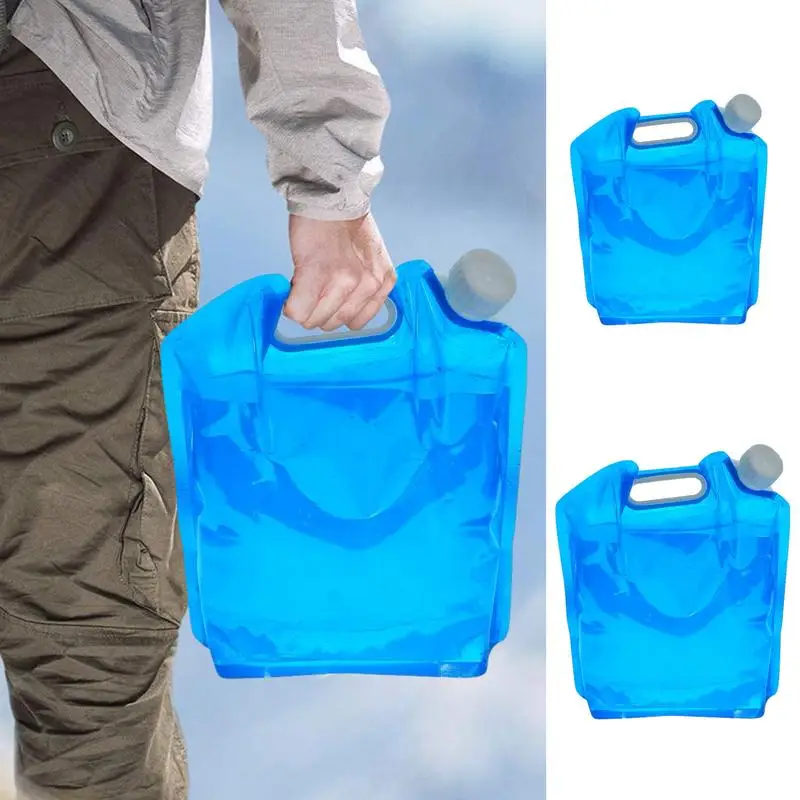 5L/10L Reusable Ice Bags Dry Freezer Packs With Spigot Large Capacity Ice Bath Freezer Bag For Camping Hiking Drinks Water Bags
