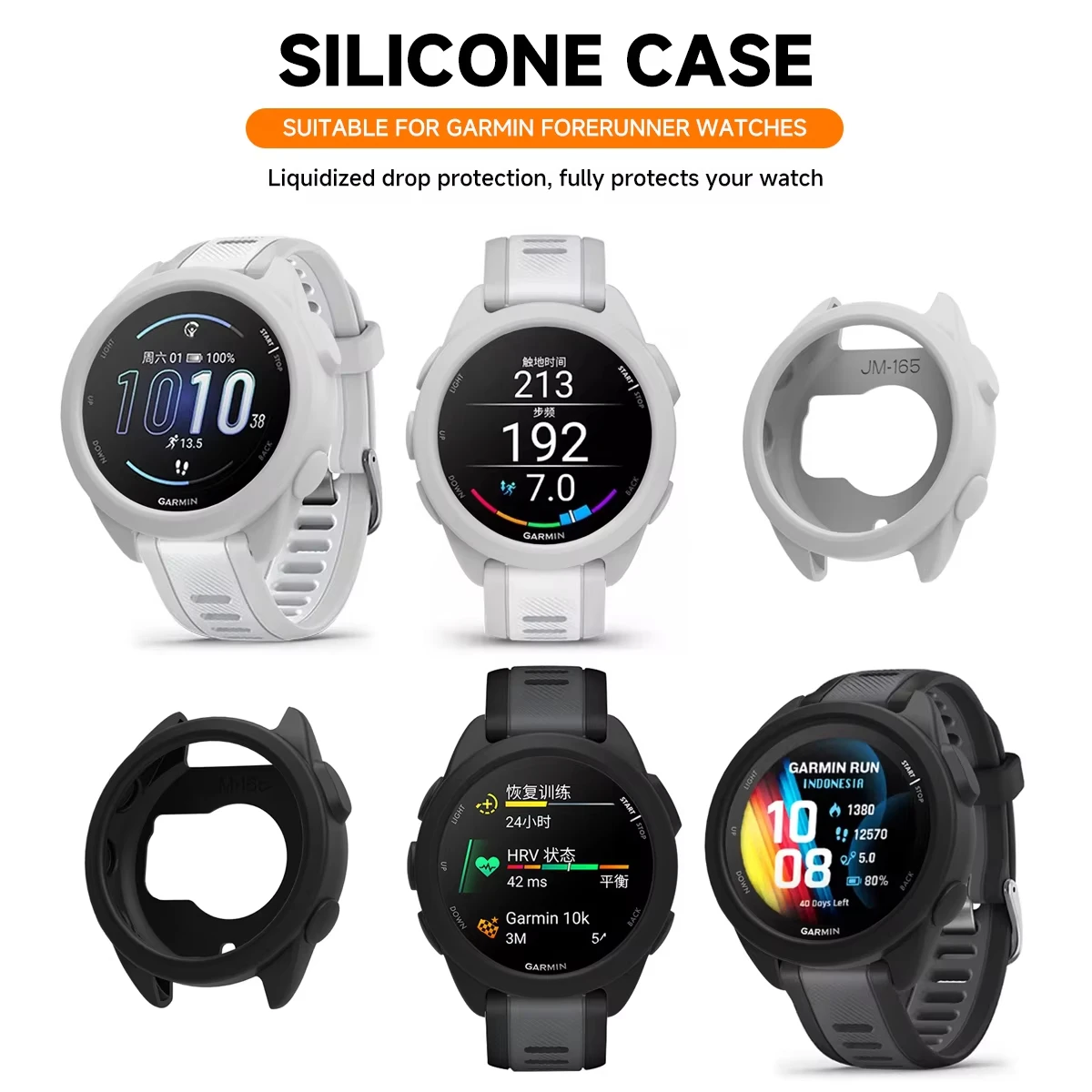 Soft Silicone Protective Watch Shell and Durable Decoration Cover