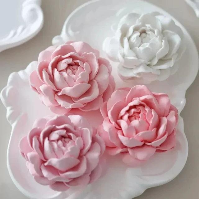 Stampo Silicone Per Resina 4 Pezzi - Forme Fiori Per Candele, Sapone, Decorazioni - Foto 11