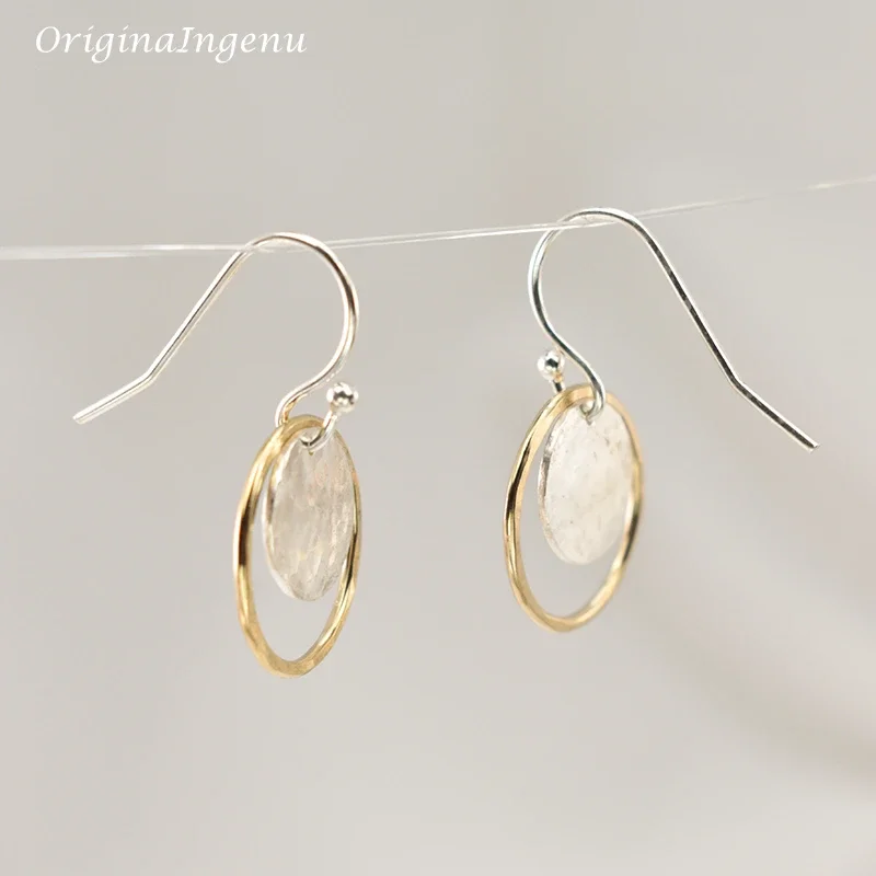 Grandi Orecchini A Cerchio In Argento Massicc - Italia - Foto 8