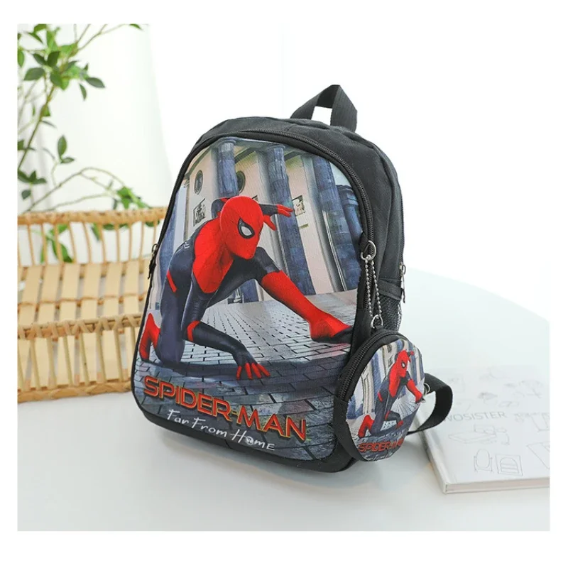 MINISO Disney Spider Man 2025 Fashion School Book Bag Cute Personalized Super Heroes Cartoon Print Backpack for Boys Best Gift 5