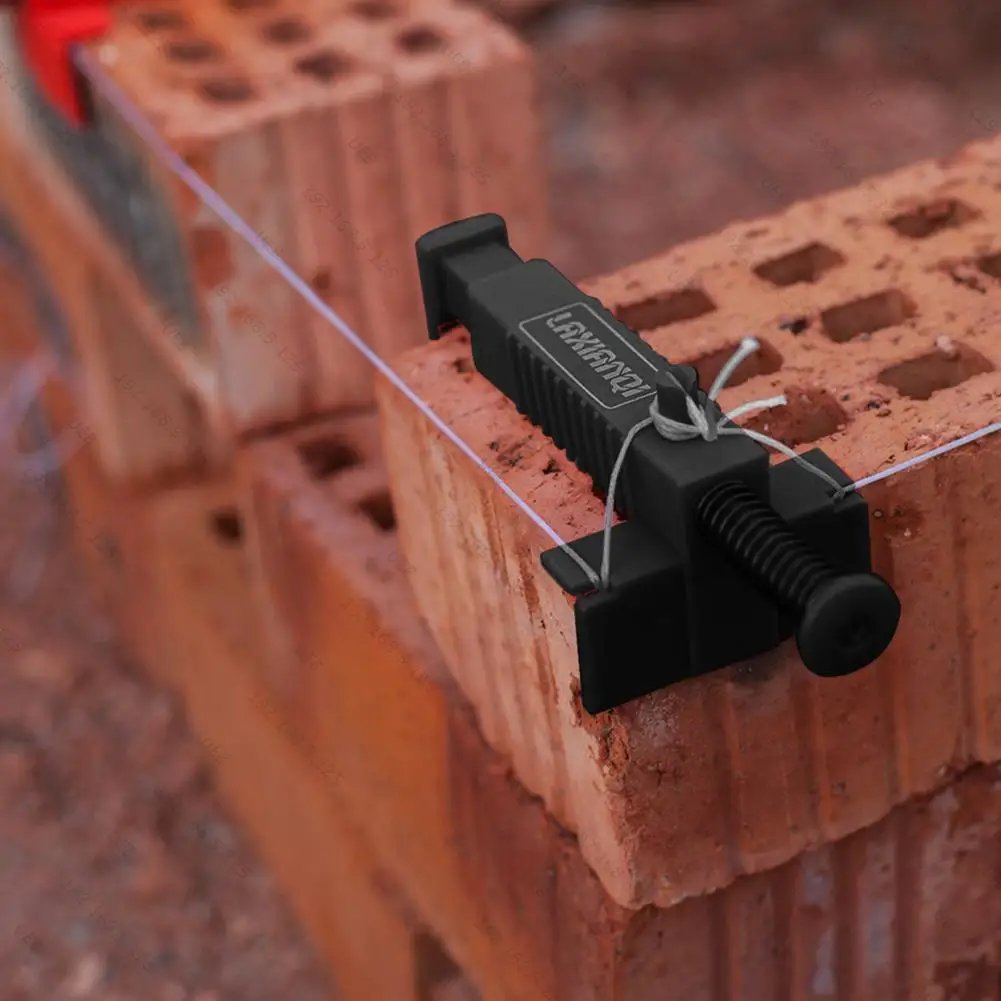 Bricklaying Construction Tool Wire Drawer Bricklaying Tool Brick Line Clips Line Runners For Building Construction 2/4/6Pcs brick liner clips