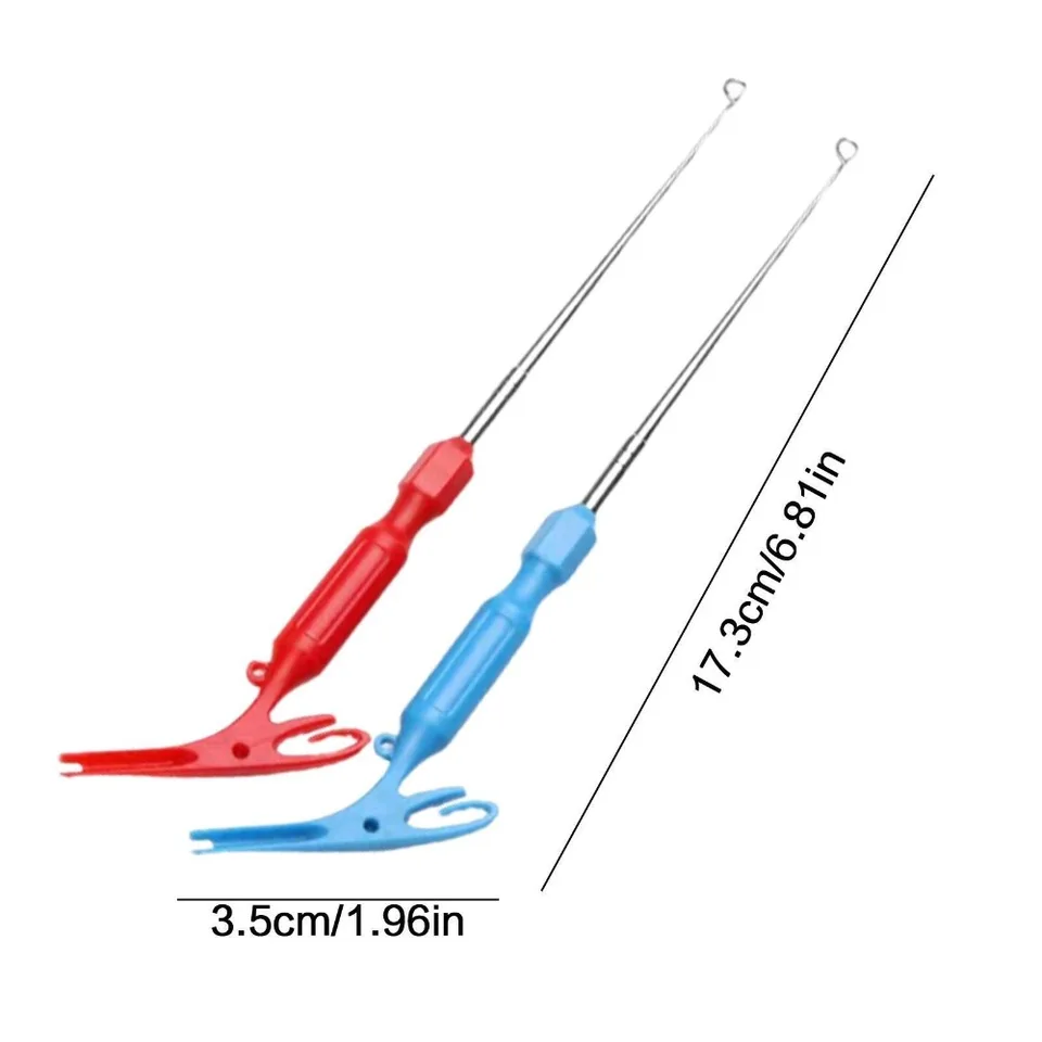 Annyswit 2 Pièces/2 Types Détache-Hameçons Portable Pince à Démancher Poissons 30,5 Cm & 16,5 Cm Détache-Hameçon Solide Pour Pêche Avec Magnéto Démonte-Hameçons Pour Hameçons à Déverrouillage Rapide