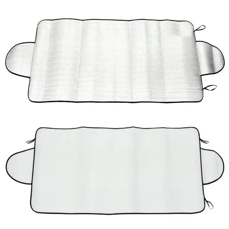 Car Sunshade Windshield Sunshade Windshield Sun Shade Car Snow Shield Car Front Windshield Antifreeze Cover Snow-blocking Gear Sun-proof Heat Insulation Cloth Auto Windshield Window Snow Cover
