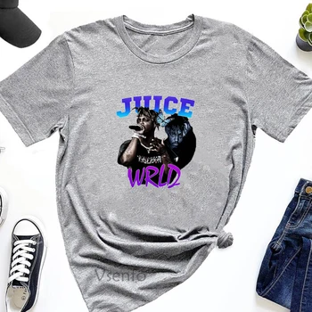 Rapper Singer Juice Wrld Printed T-shirt Summer Cotton Short Sleeve T Shirts 6