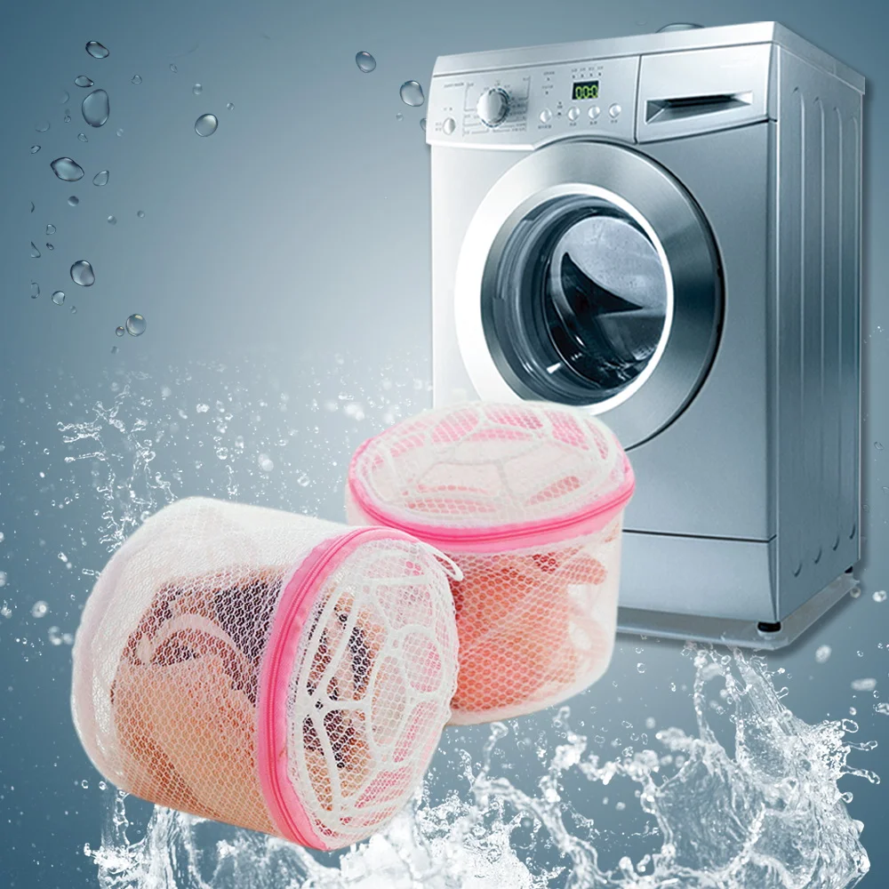 

Сумка для стирки, круглая Сетчатая Сумка для хранения бюстгальтеров и носков, сумка на молнии, женское нижнее белье, сумка для бюстгальтеров