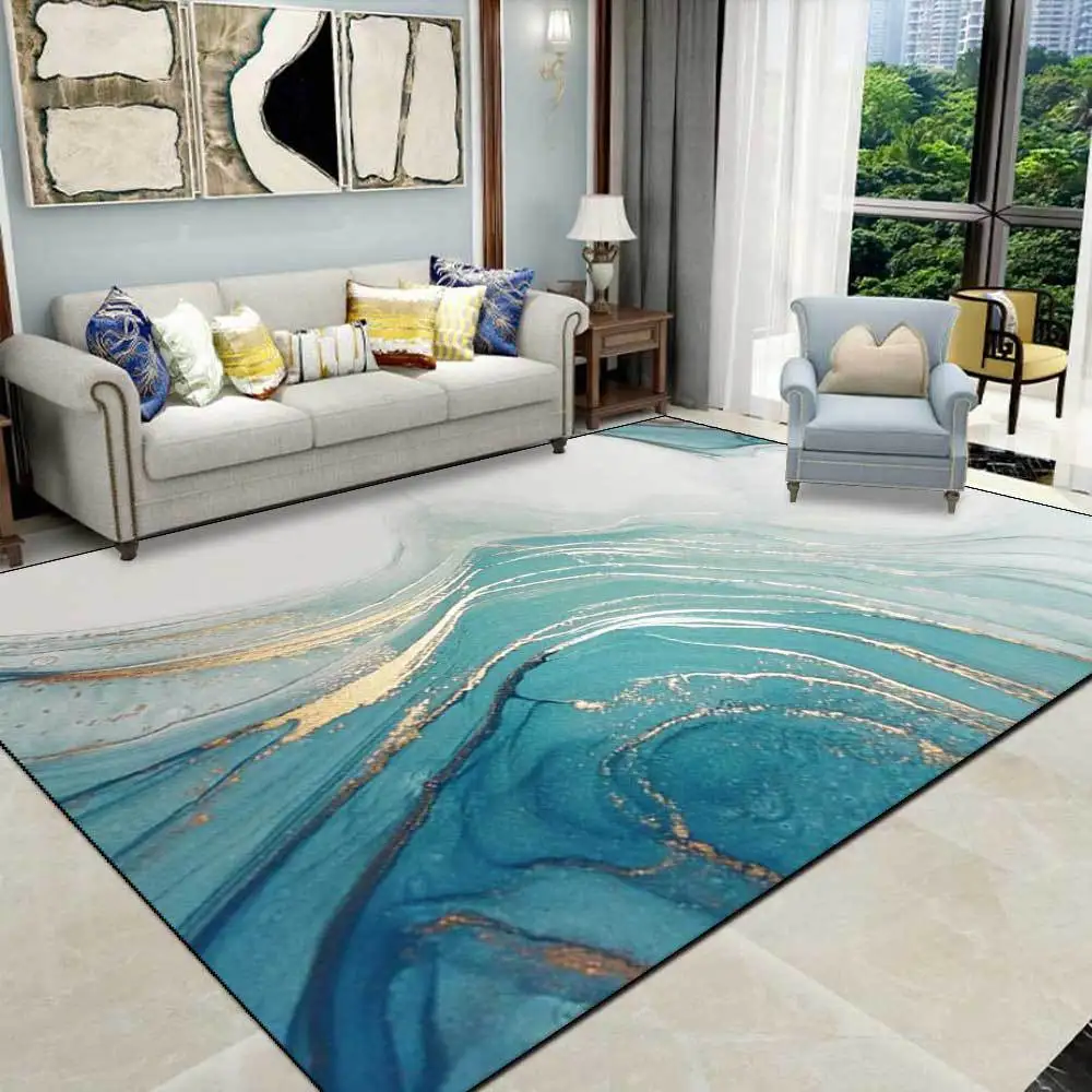 

Abstract Watercolor Ink Pattern Carpet 120x160cm Living Room Non-slip Carpet Bedroom Large Area Carpet Kitchen Anti-fouling Mat