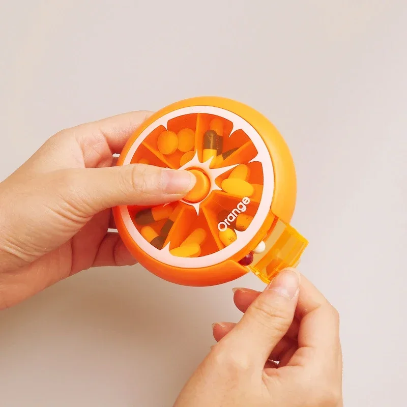 

New Mini Small Portable Travel Vitamin Pill Box Cases Container Organizer Storage Tablet 7 Days 7 Grids Pills Medicine small box