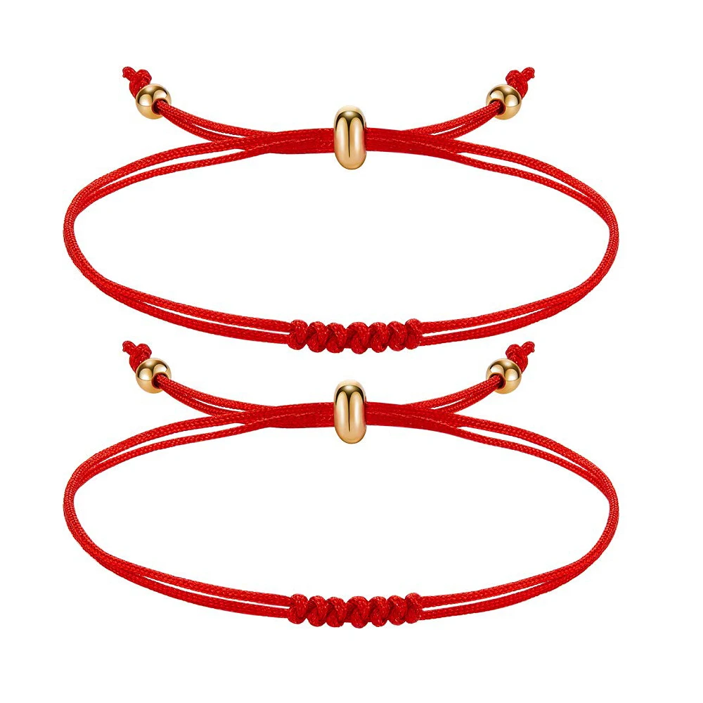 20pcs Red Kabbalah Bracelets - Adjustable Protection Cord Bracelets For Luck & Friendship