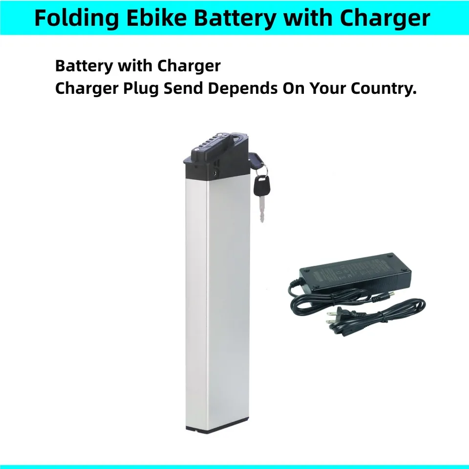 折りたたみ式電動自転車バッテリー,ALX-DCH006-03,48V, 10Ah