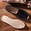 Breathable Comfortable Thick Sole Linen Shoes Soft Shoes for The Elderly Light Personality Canvas Shoes Lazy Shoes A Slip-on Men 5