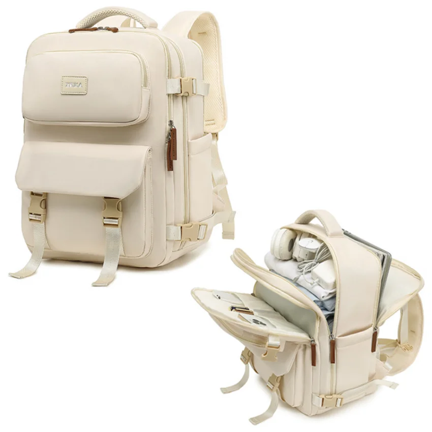 Women Square Backpack Zipper Large Capacity Casual Travel Bag Ladies Neverfull Bag Mochila Feminina Retro Rugzak Vrouwen
