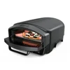 Outdoor 14 Inch Electric Portable Pizza Oven Stainless Steel Pizza Oven For Camping Hiking With Stone Pizza Oven 3