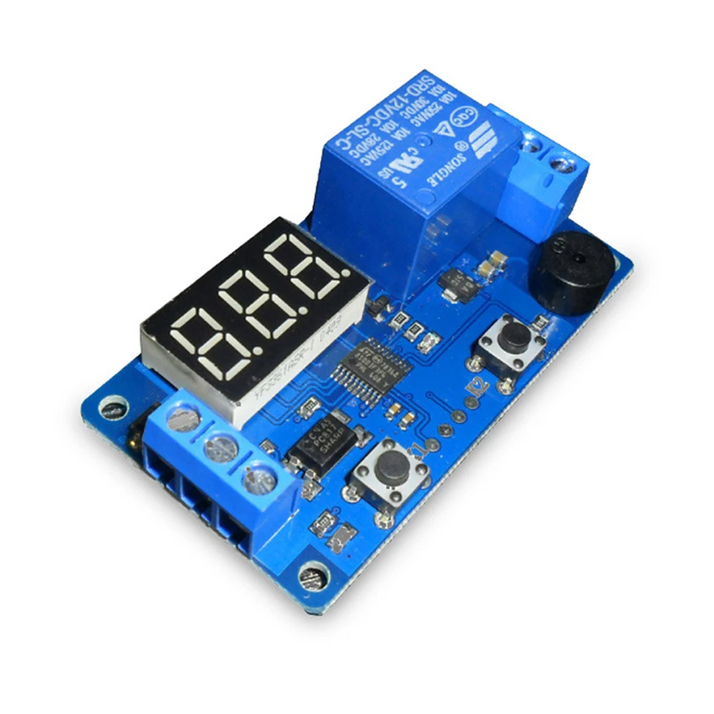 DC 12V Timer Cycle Relay Digital LED Delay Board Control Switch Trigger Programmable Module for Car Auto with Buzzer | Автомобили и