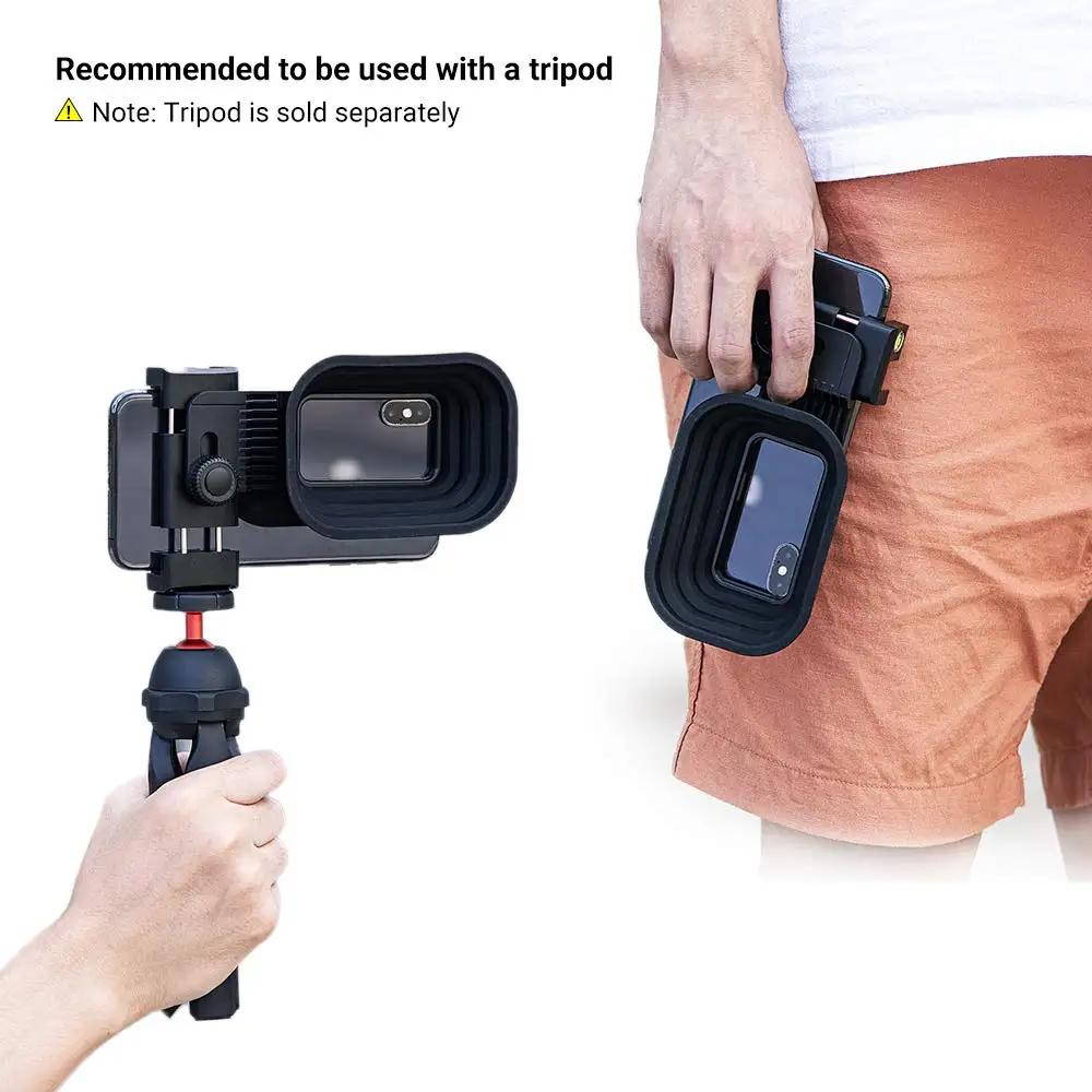 Universal Anti-reflexo Câmera Lens Hood Silicone Lens Hood para Fotos Através do Vidro Iphone 15 14 Samsung Telefone Android - Image 5
