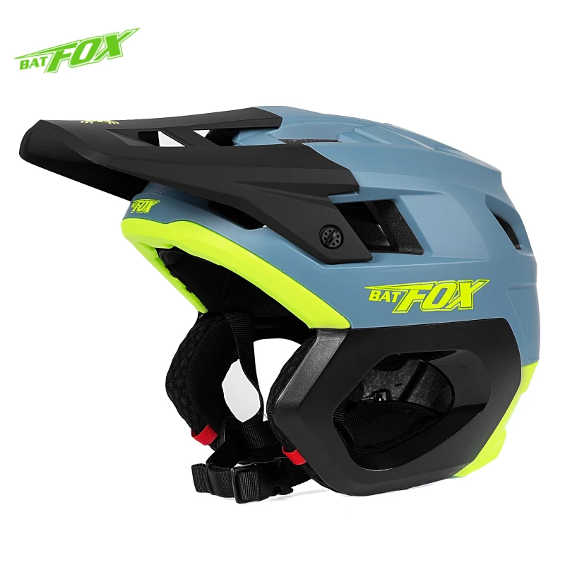 

BATFOX New Bicycle Helmet Ear Protection MTB Half All Terrain Mountain Bike Riding Off-road Outdoor Sports Cycling Helmet