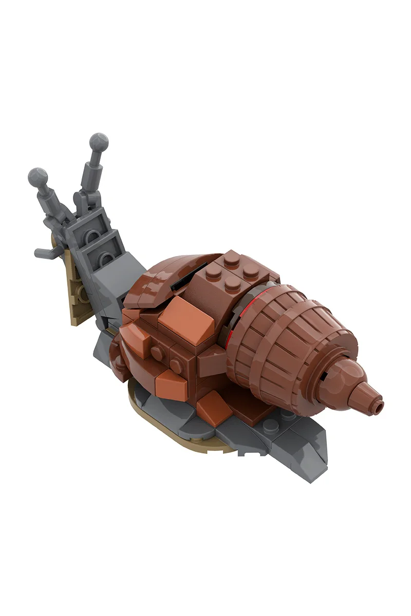 MOC Riesige Afrikanische Schnecke Modell Bausteine Natur Pest Pflanze Insekt Ziegel Spielzeug Erwachsene Geschenk – Detail 5